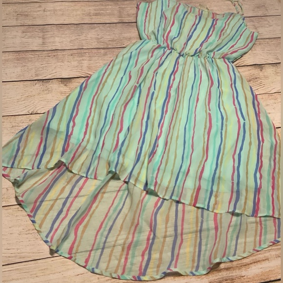 Anthropologie Pins & Needles Multicolored Open Back Hi-Low Sundress Size M - Picture 14 of 16